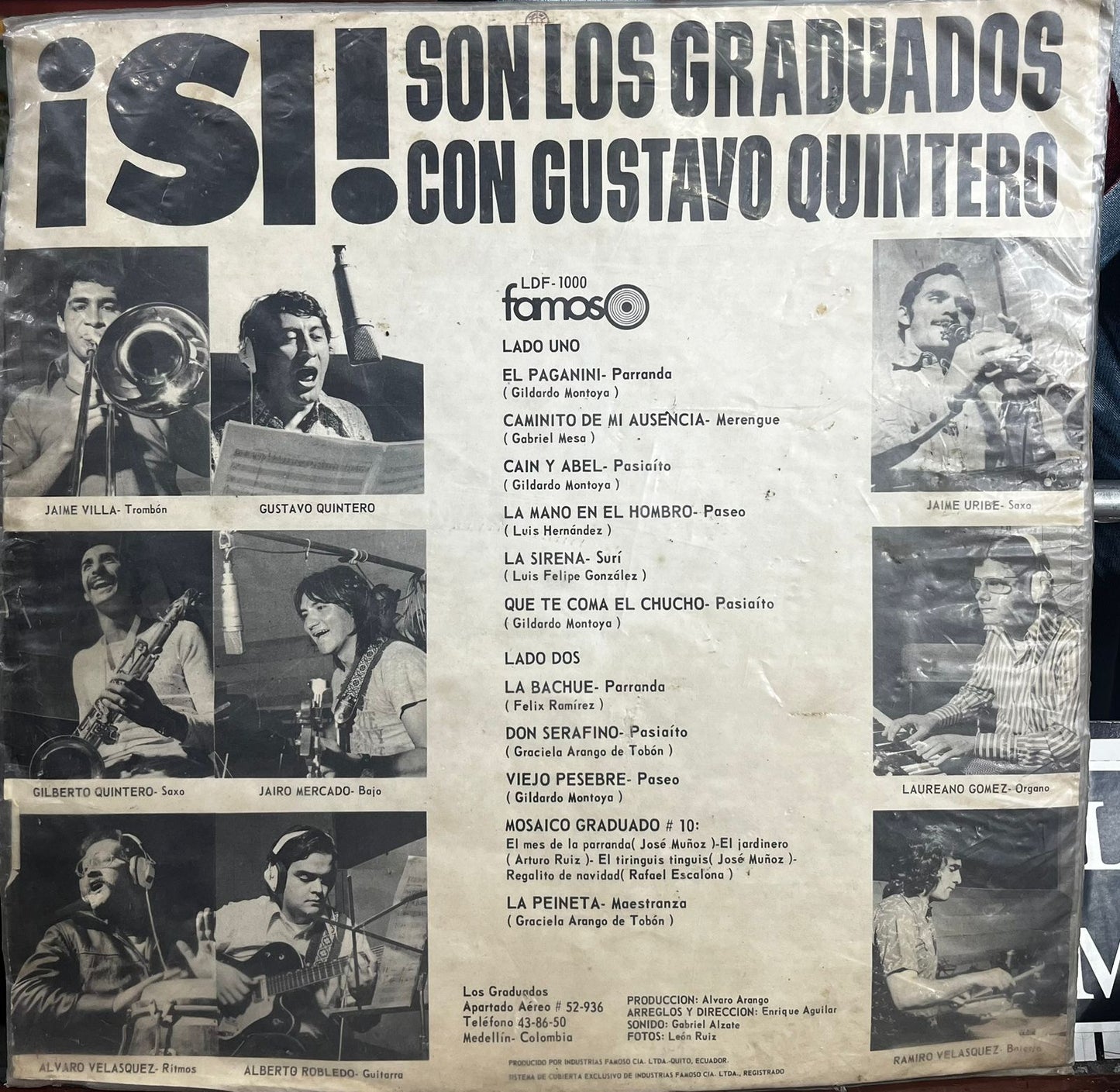LOS GRADUADOS - SI SON LOS GRADUADOS LP