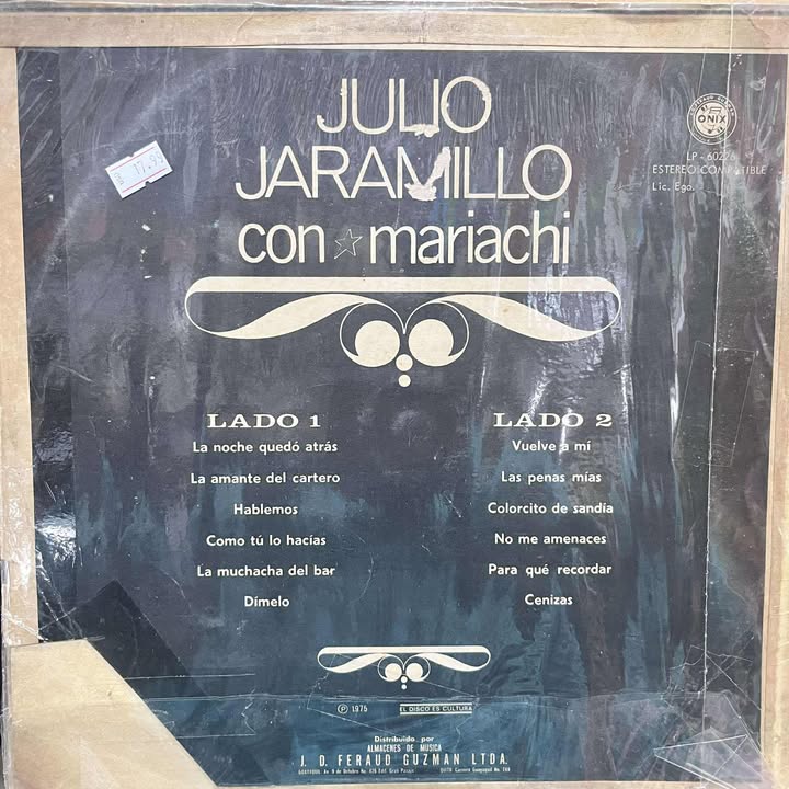 JULIO JARAMILLO - CON MARIACHI LP