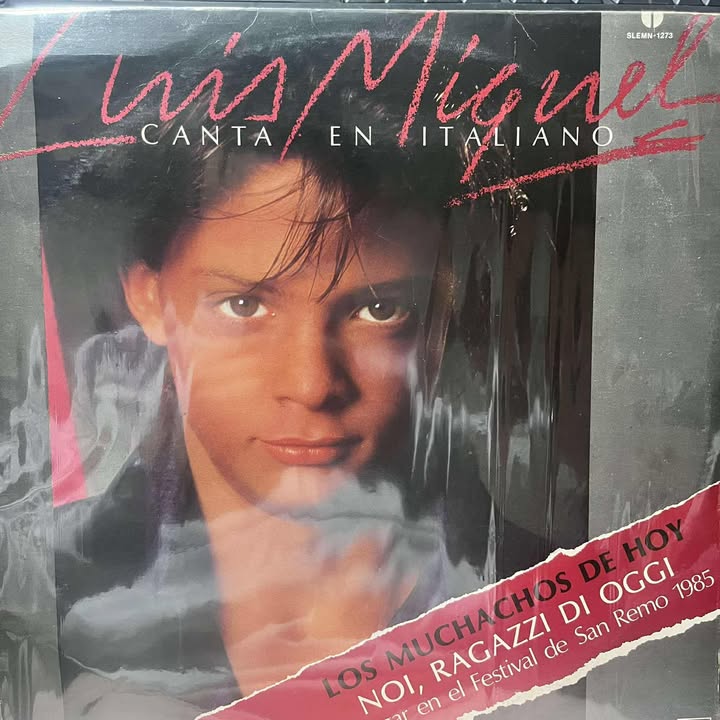 LUIS MIGUEL - CANTA EN ITALIANO LP