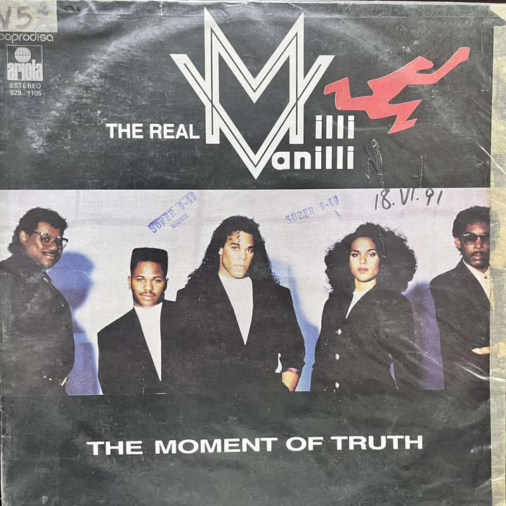MILLI VANILLI - THE MOMENT OF TRUTH LP