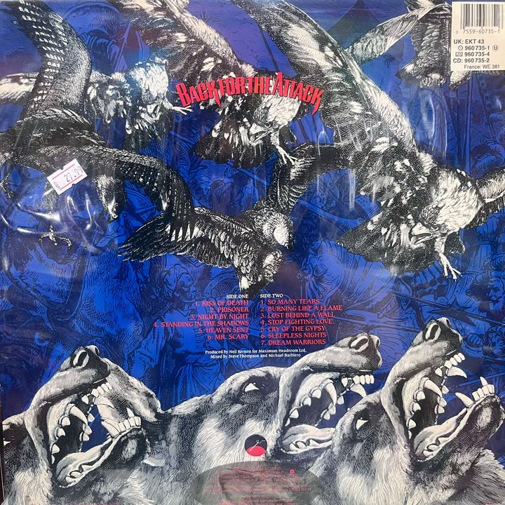 DOKKEN - BACK FOR THE ATTACK LP