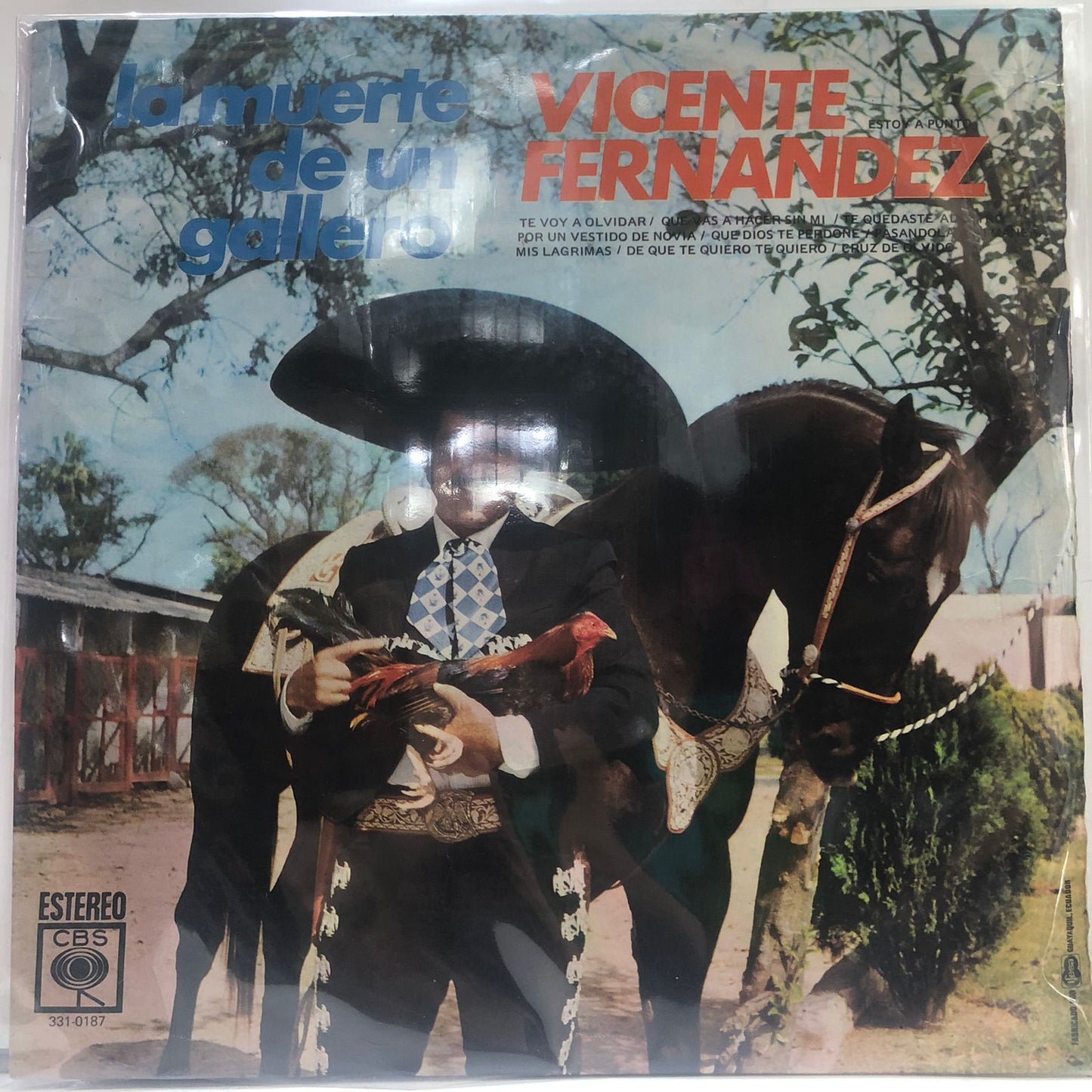 VICENTE FERNANDEZ - LA MUERTE DE UN GALLERO LP