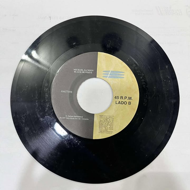 MICHAEL JACKSON - BLACK OR WHITE 45RPM