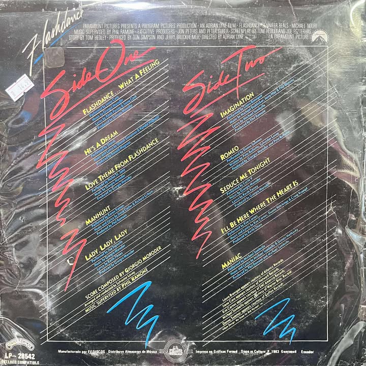 FLASHDANCE - ORIGINAL SOUNDTRACK FROM THE MOTION PICTURE LP