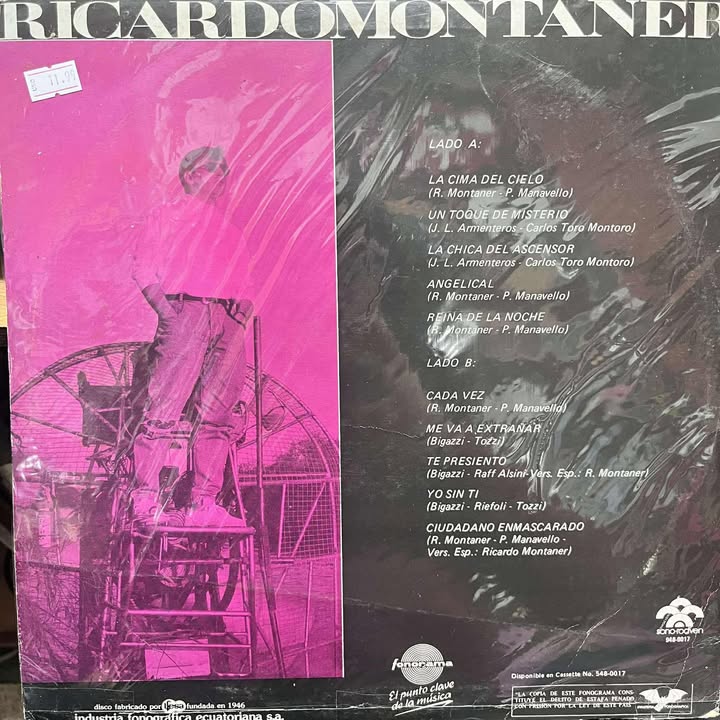 RICARDO MONTANER - UN TOQUE DE MISTERIO LP