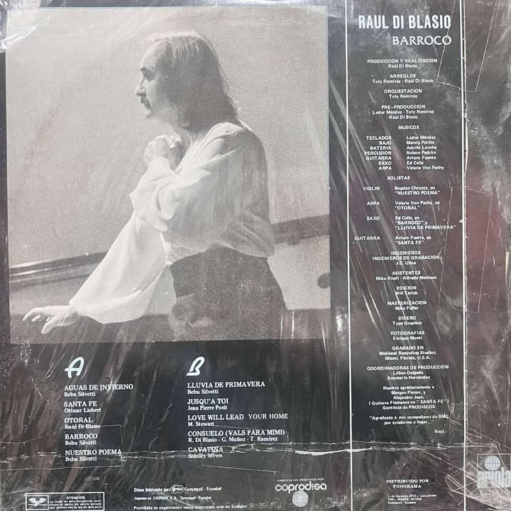 RAUL DI BLASIO - BARRACO LP (DE EPOCA)