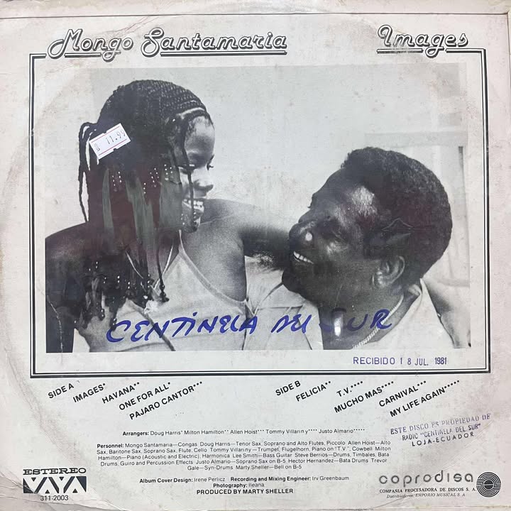 MONGO SANTAMARIA - IMAGES LP (DE EPOCA)