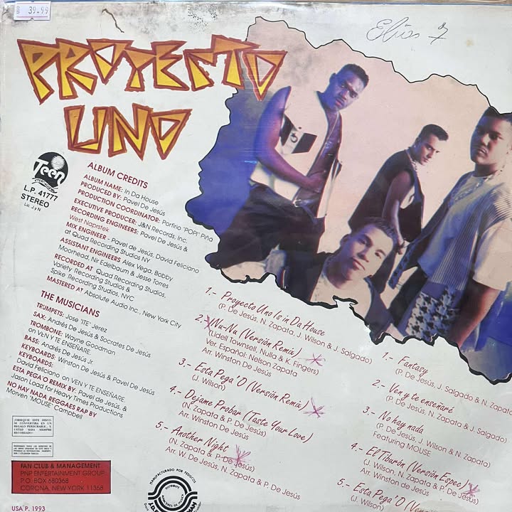 PROYECTO UNO - IN THE HOUSE LP (DE EPOCA)