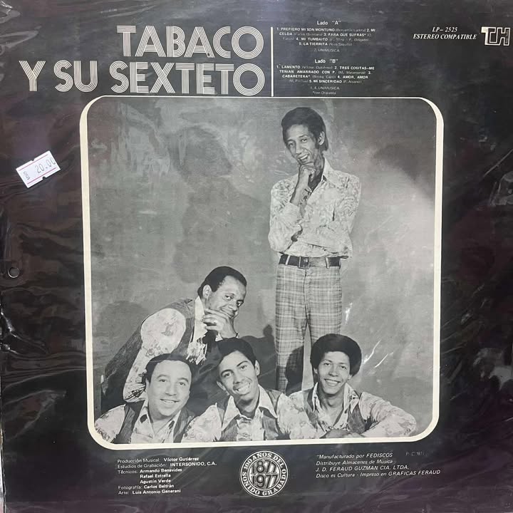 TABACO Y SU SEXTETO LP (DE EPOCA)