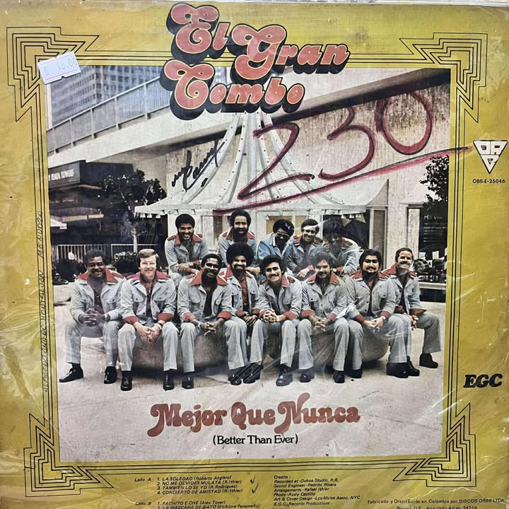 EL GRAN COMBO - MEJOR QUE NUNCA LP (DE EPOCA)
