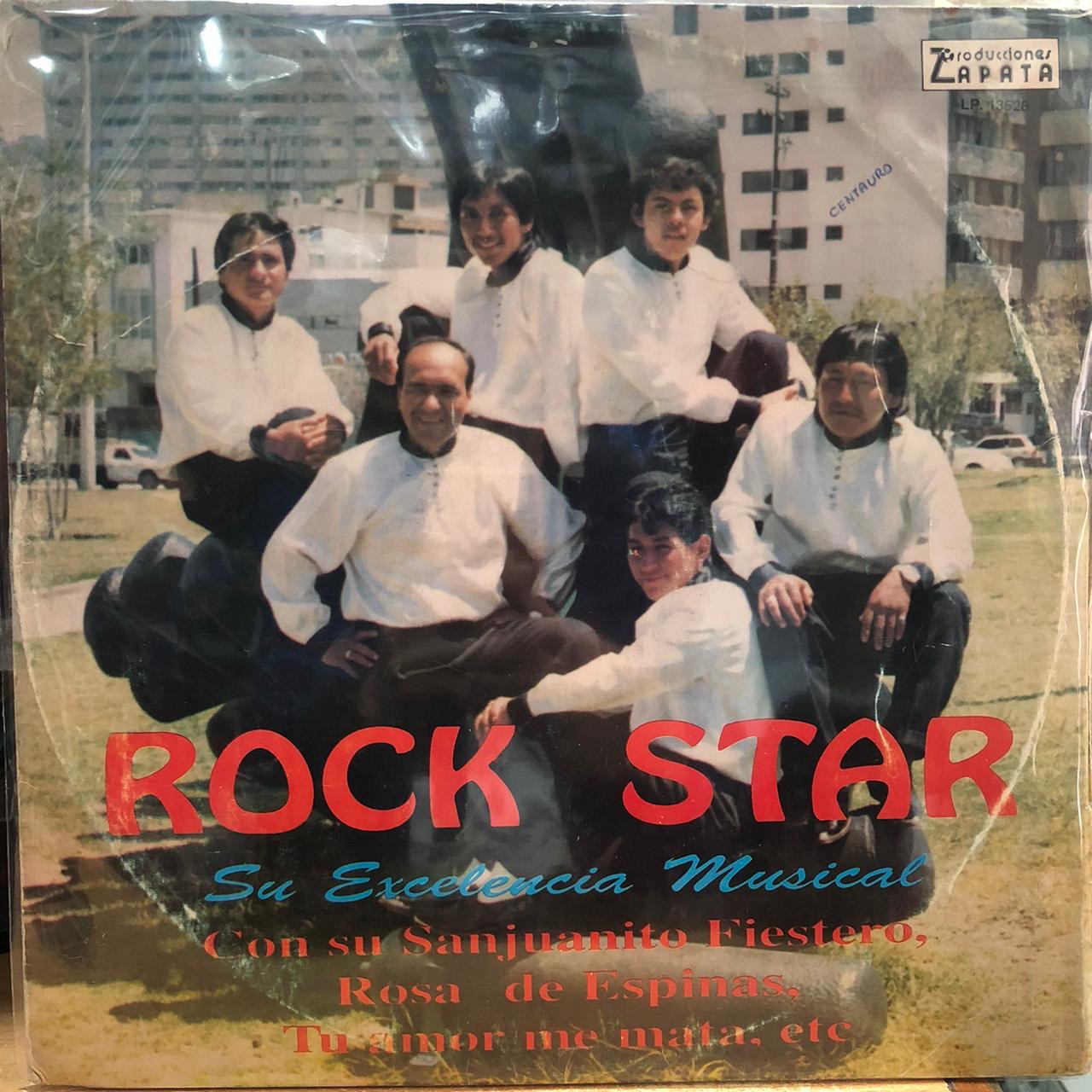 ROCK STAR - CON SU SANJUANITO FIESTERO, ROSA DE ESPINAS, TU AMOR ME MATA, ETC LP