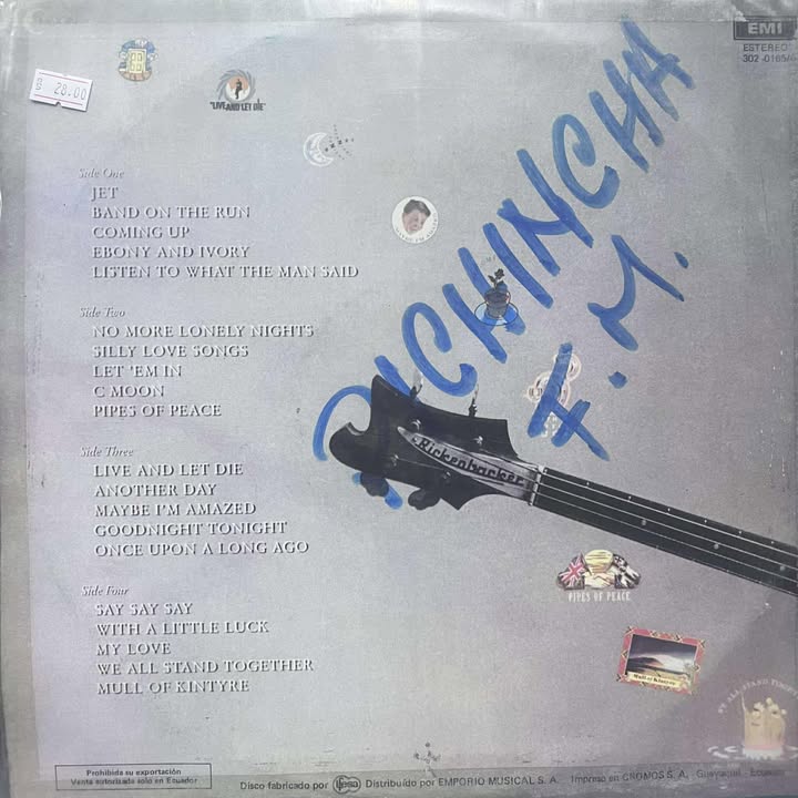 PAUL MCCARTNEY - ALL THE BEST LP (DE EPOCA)