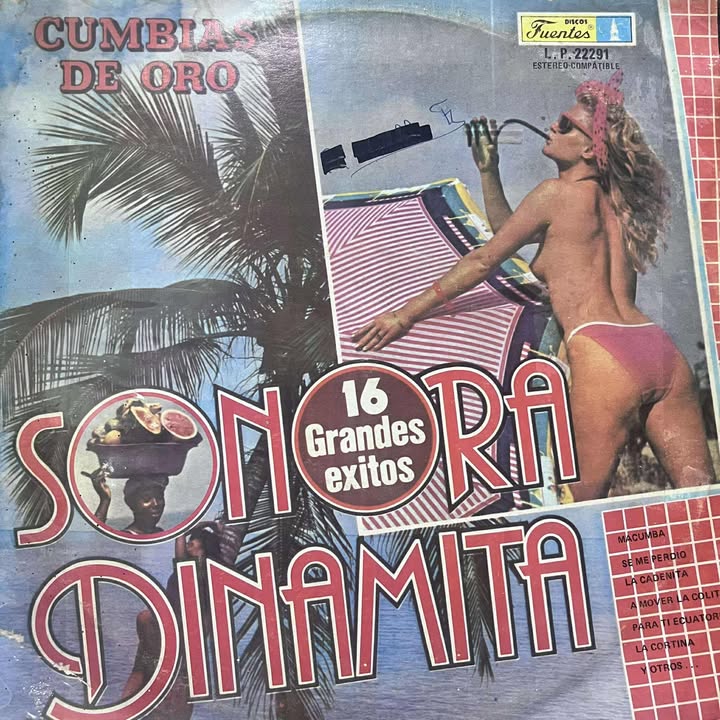 LA SONORA DINAMITA - 16 GRANDES EXITOS LP (DE EPOCA)