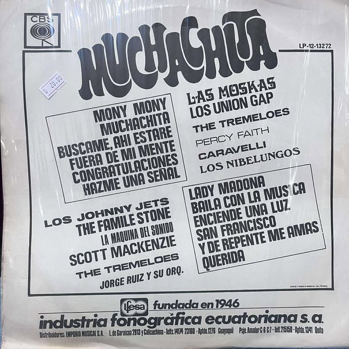 MUCHACHITA -VARIOS INTERPRETES LP (DE EPOCA)