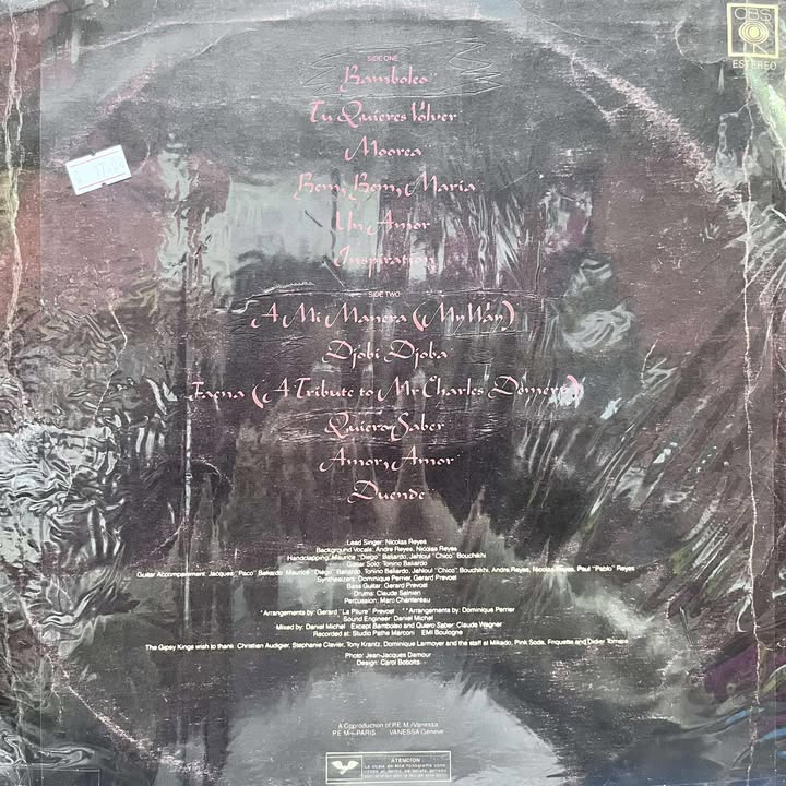 GIPSY KINGS - GIPSY KINGS LP (DE EPOCA- ECUATORIANA)