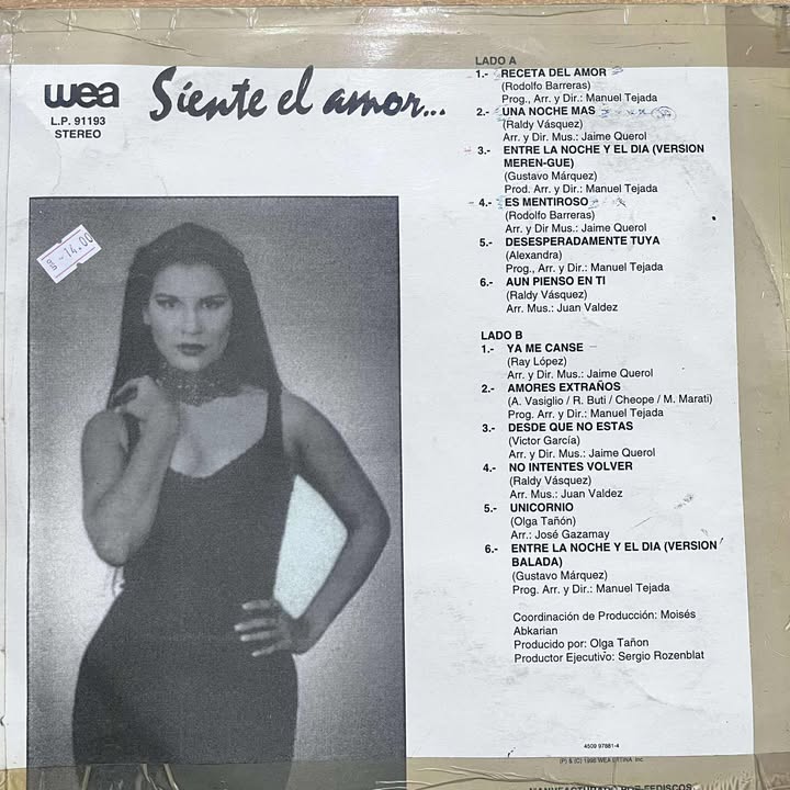OLGA TAÑON -SIENTE EL AMOR LP (DE EPOCA)