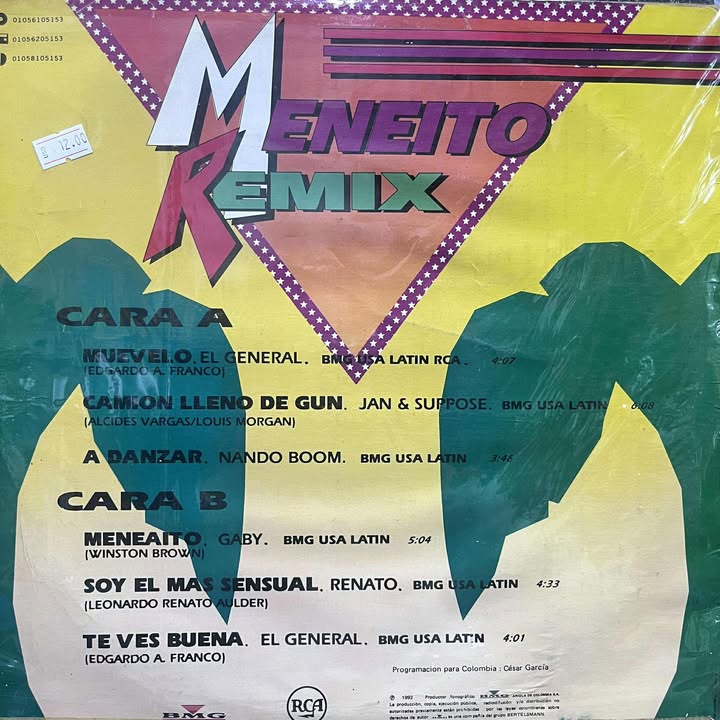 MENEITO REMIX - EXITOS ORIGINALES LP (DE EPOCA)