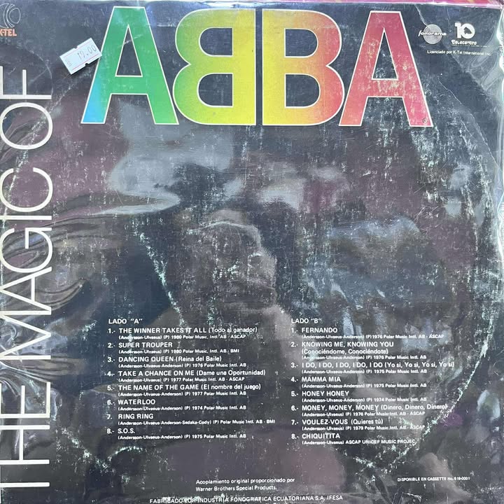 ABBA - THE MAGIC OF LP (EDICION ECUATORIANA)