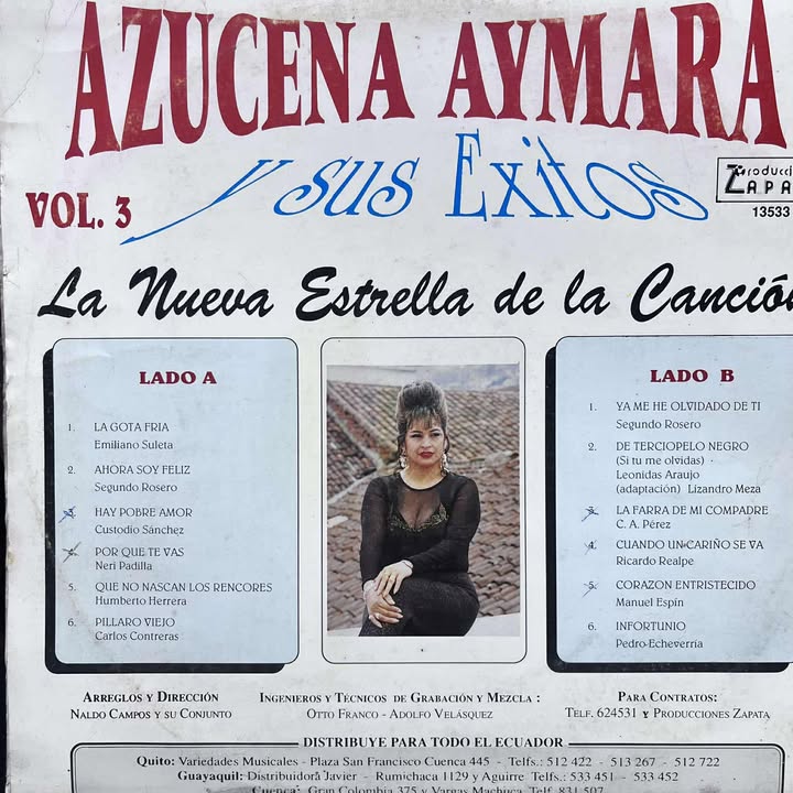 AZUCENA AYMARA - LAS MEZCLADITAS DE HOY Y DE SIEMPRE VOL2 LP (DE EPOCA)