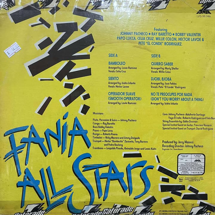 FANIA ALL STARS - BAMBOLEO LP (DE EPOCA)