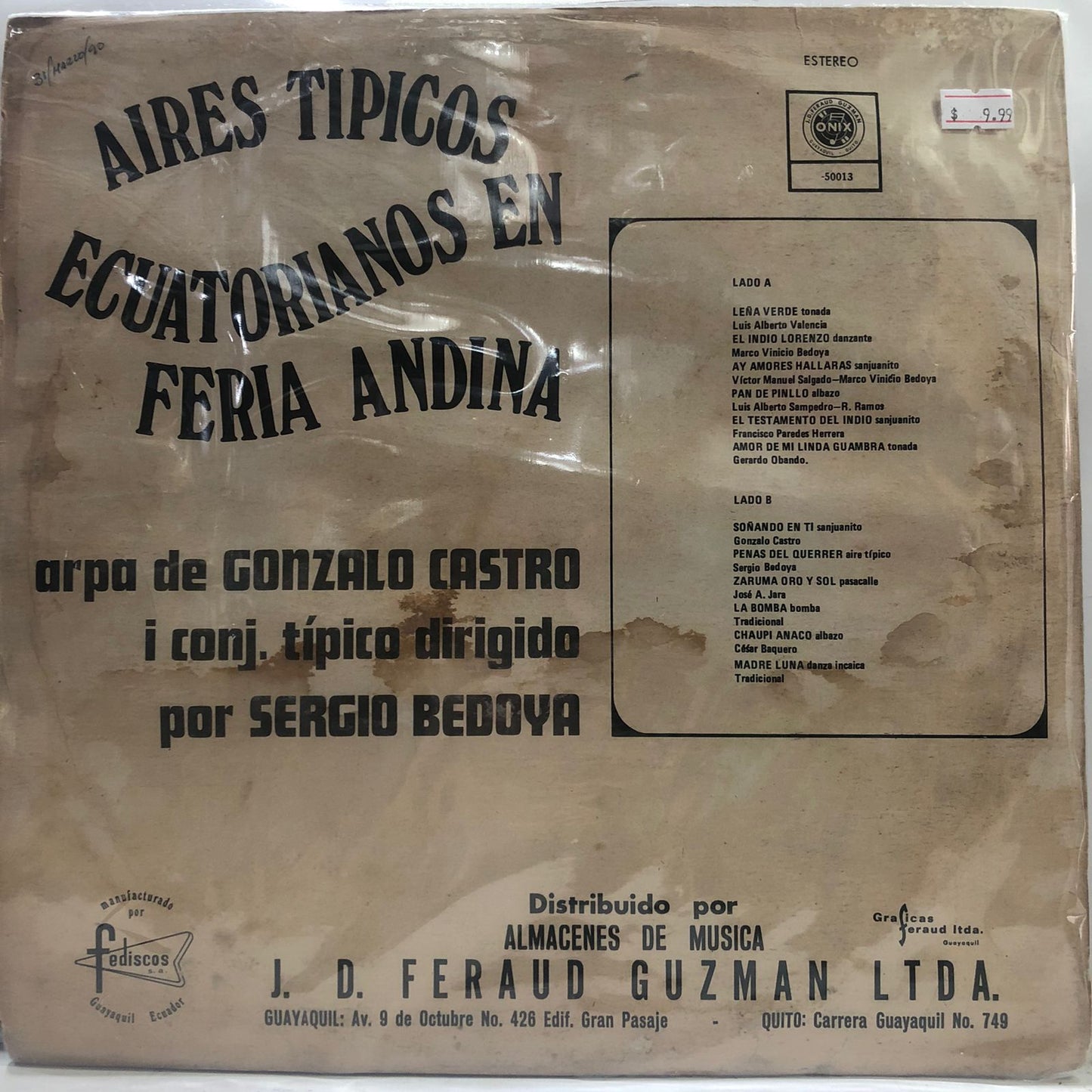 GONZALO CASTRO - AIRES TIPICOS ECUATORIANOS EN FERIA ANDINA LP