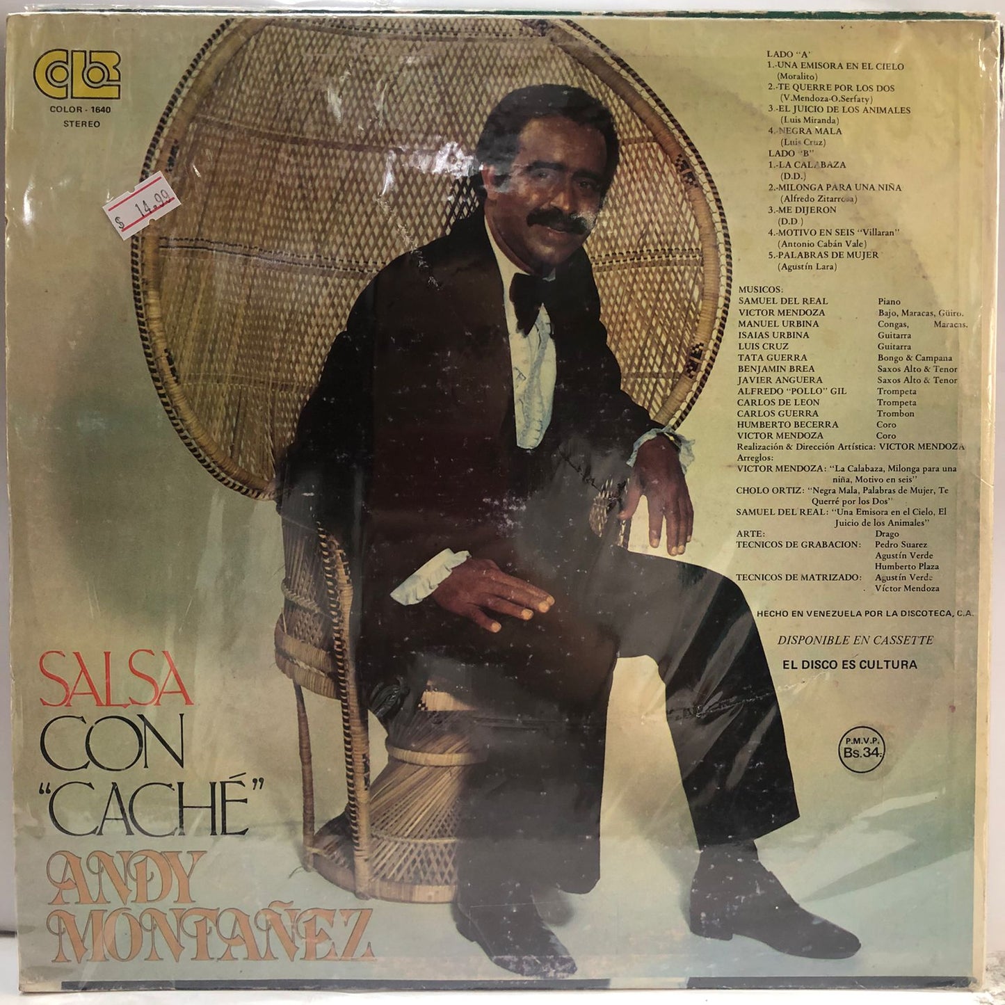 ANDY MONTAÑEZ - SALSA CON CACHE LP