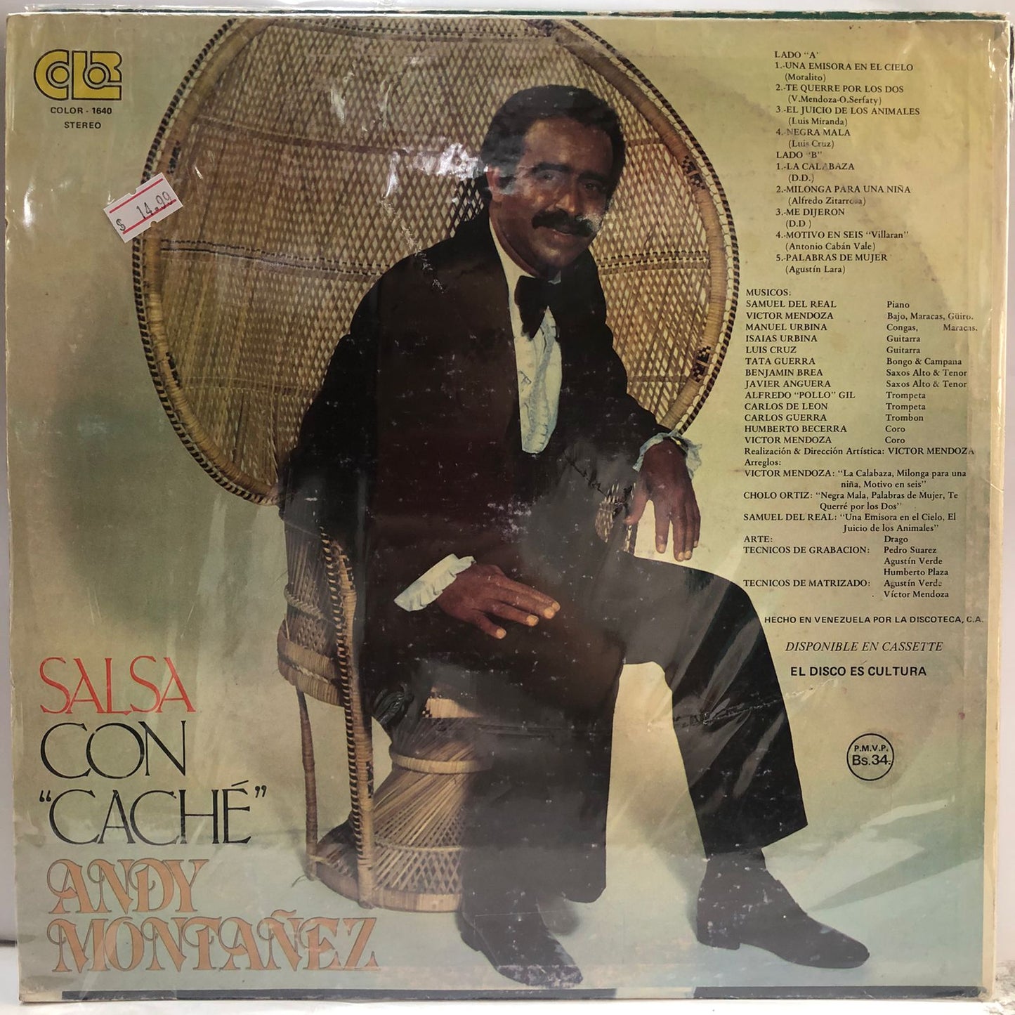 ANDY MONTAÑEZ - SALSA CON CACHE  LP