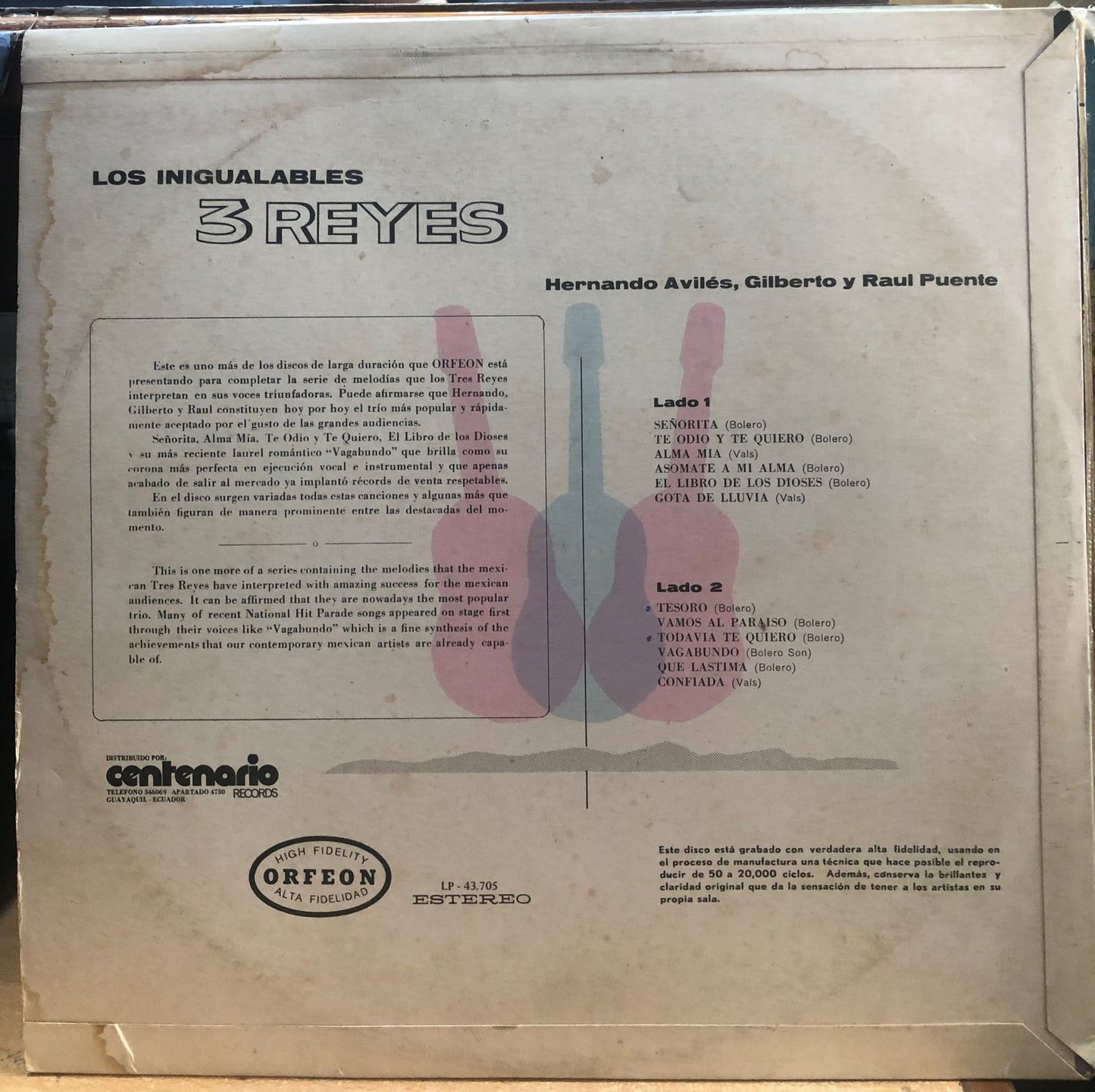 LOS 3 REYES - LOS INIGUALABLES LP