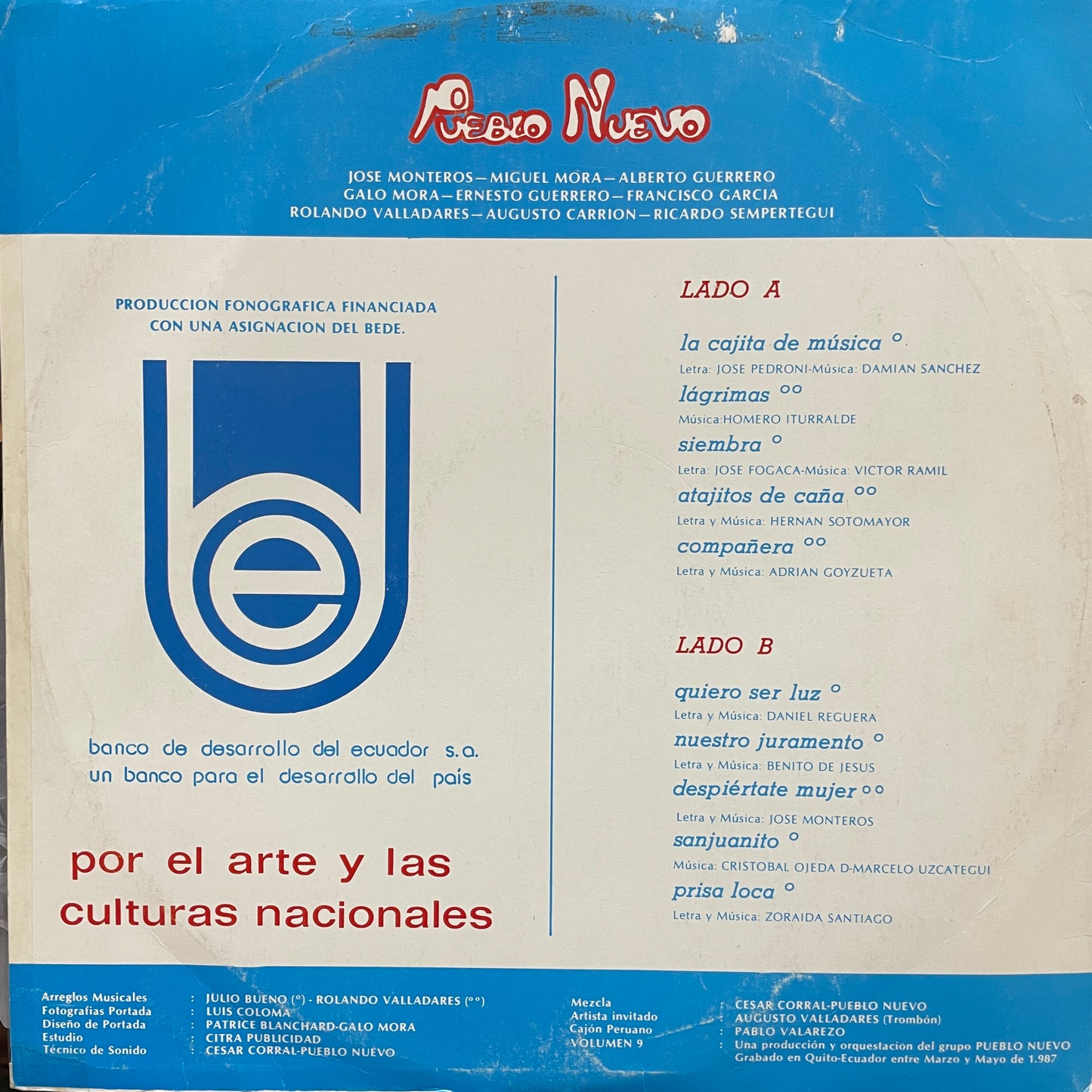 PUEBLO NUEVO - VOLUMEN 9 LP