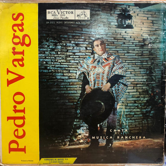 PEDRO VARGAS - CANTA MUSICA RANCHERA LP