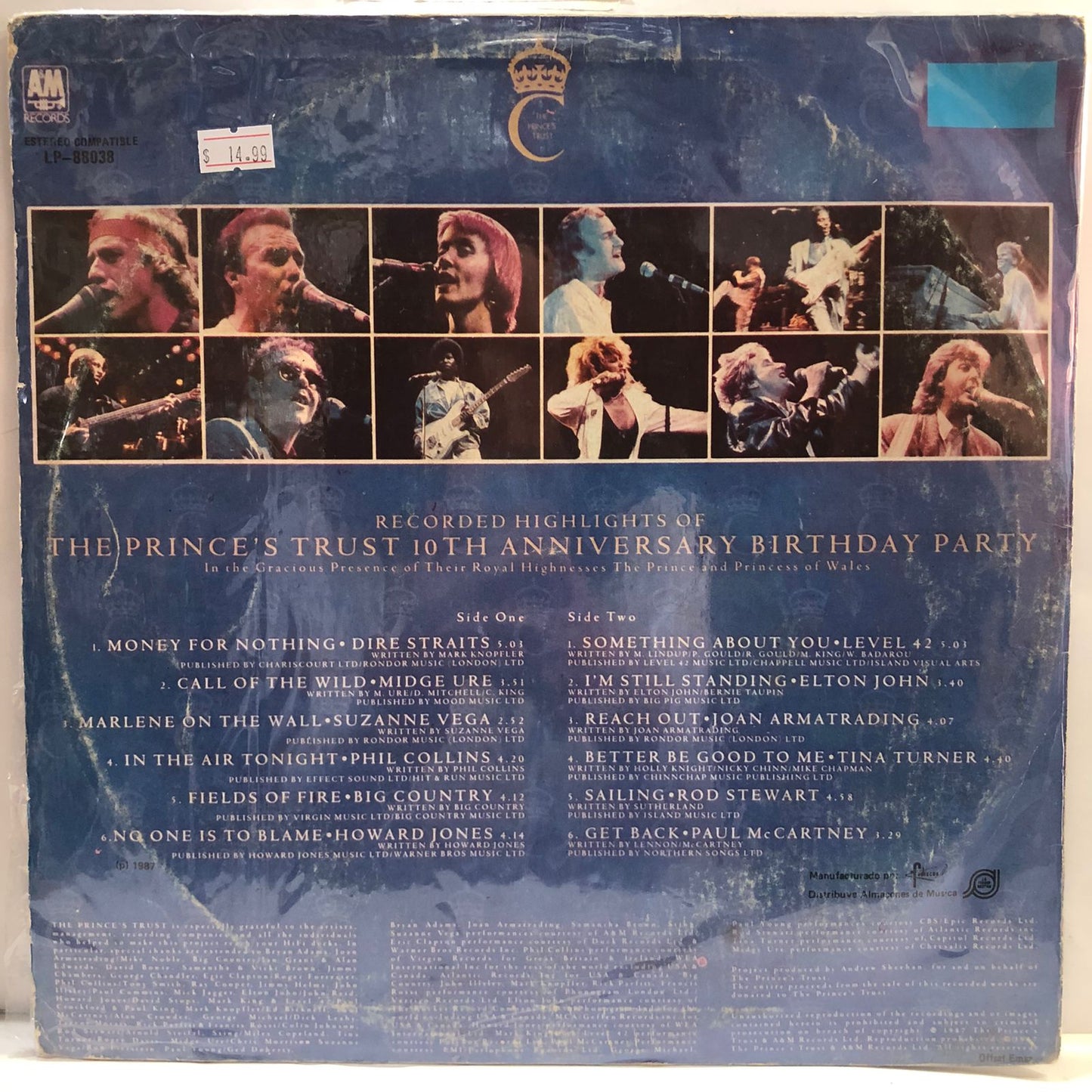 THE PRINCE´S TRUST 10TH ANNIVERSARY BIRTHDAY PARTY LP