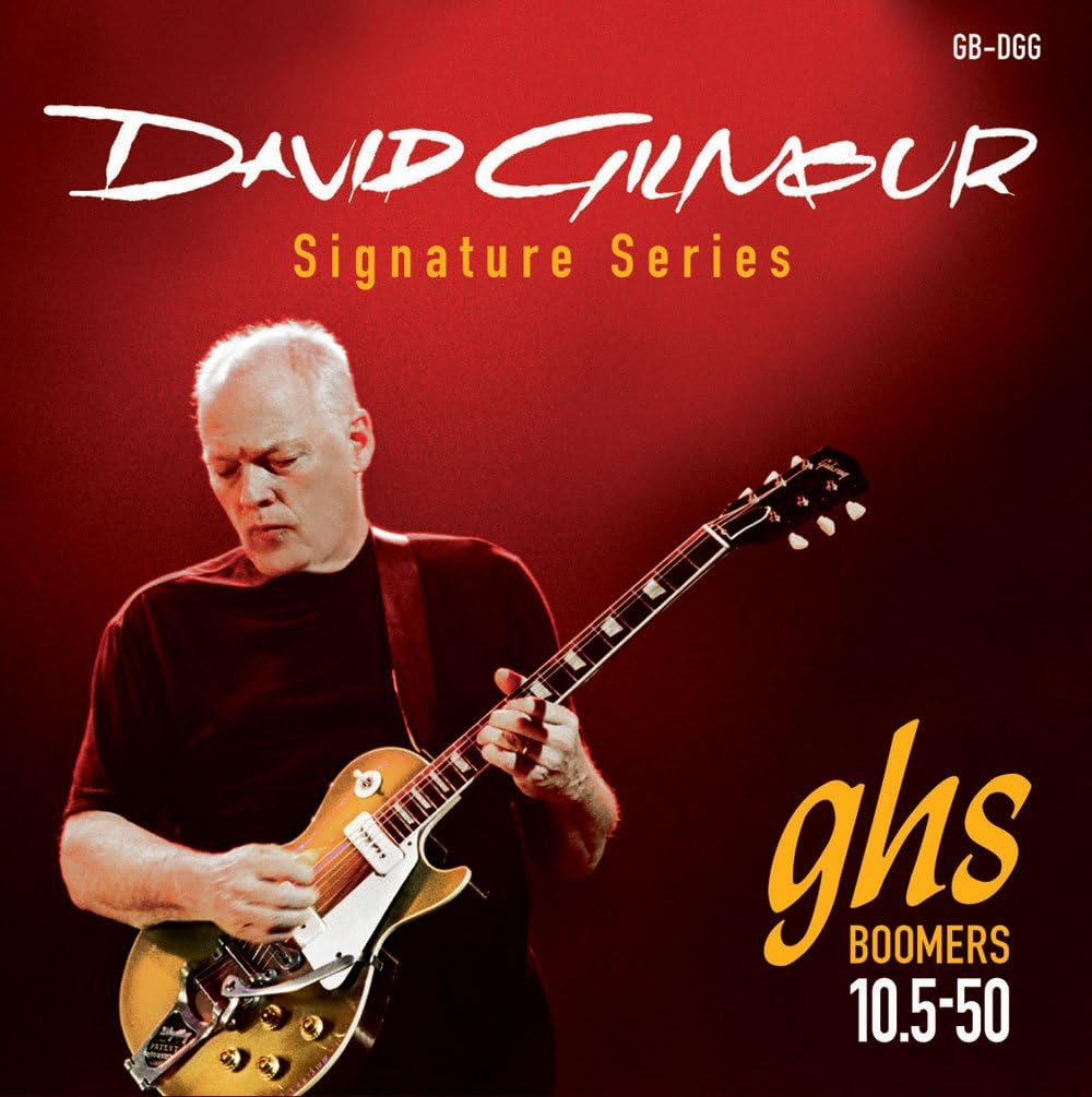 DAVID GILMOUR - CUERDAS DE GUITARRA COLOR ROJO