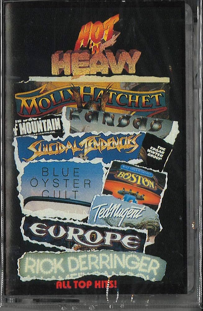 HOT ´HEAVY - BLUE OYSTER/TED NUGENT/BOSTON CASSETTE