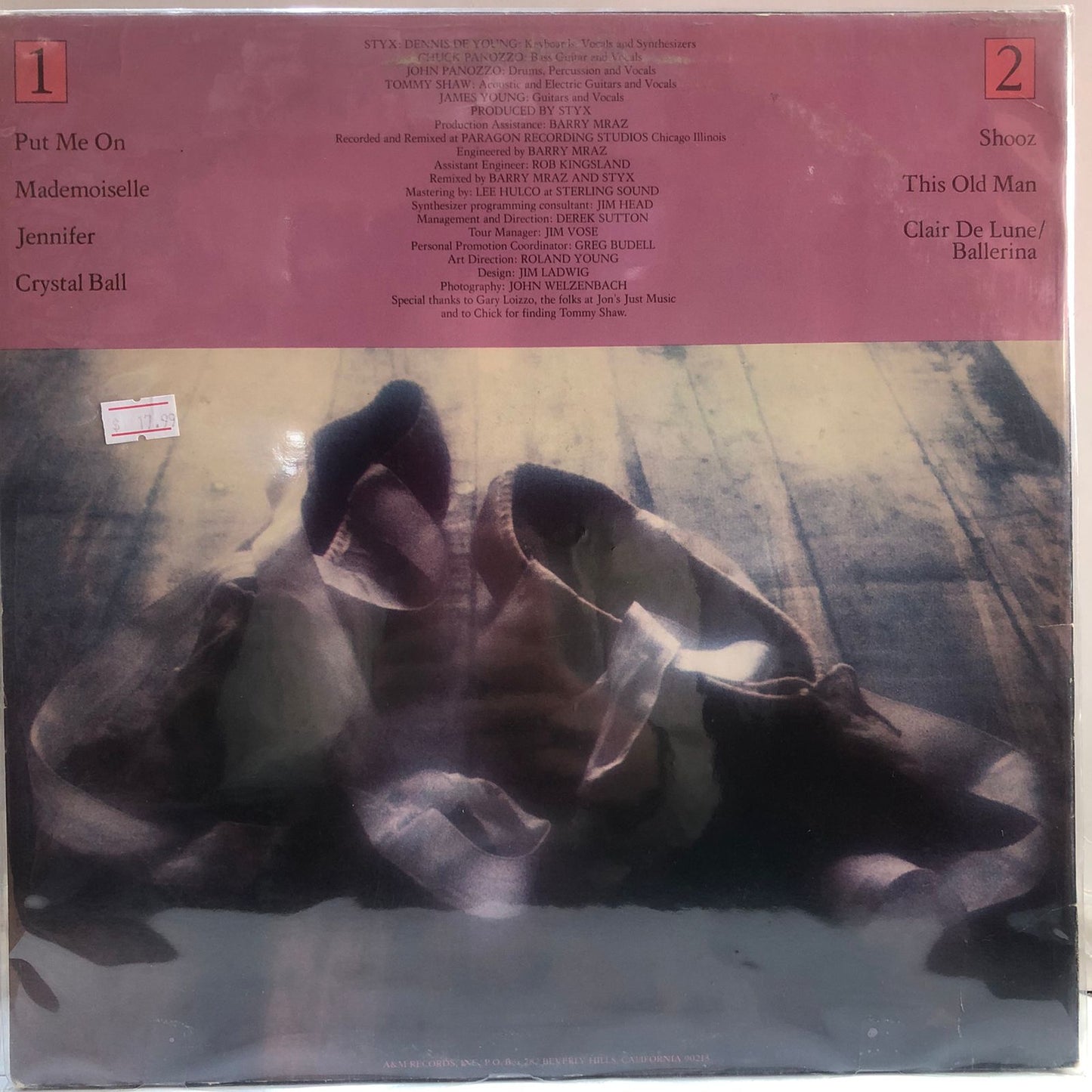 STYX - CRYSTAL BALL LP