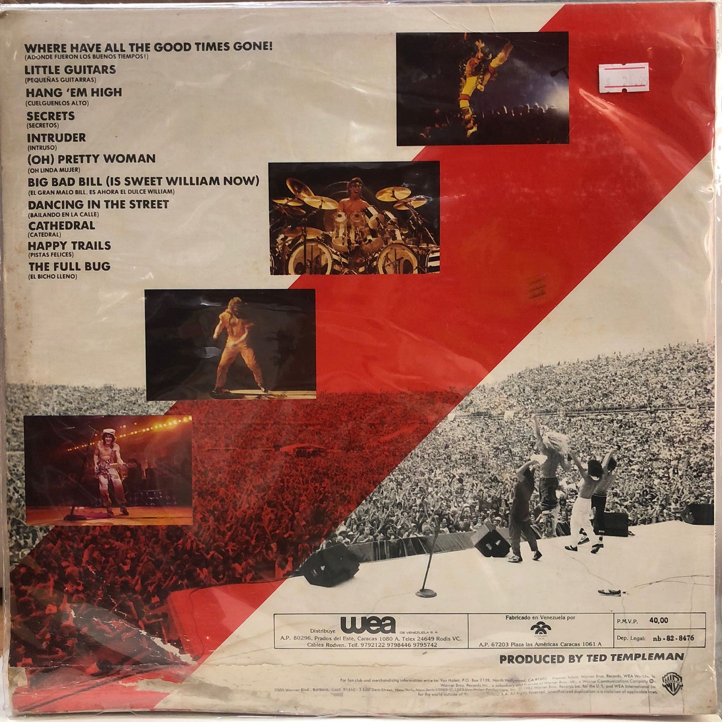 VAN HALEN - DIVER DOWN LP