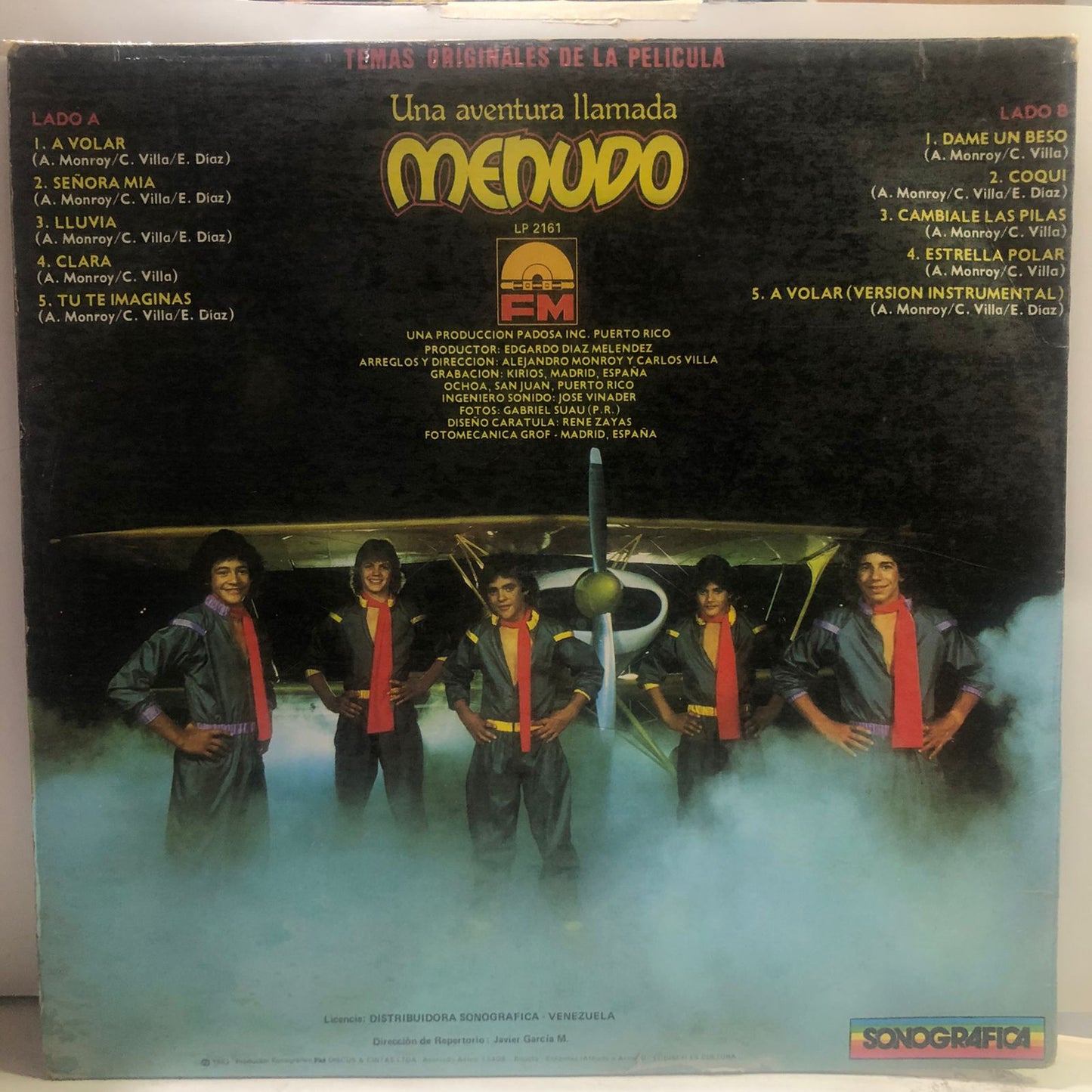 MENUDO - UNA AVENTURA LLAMADA MENUDO LP