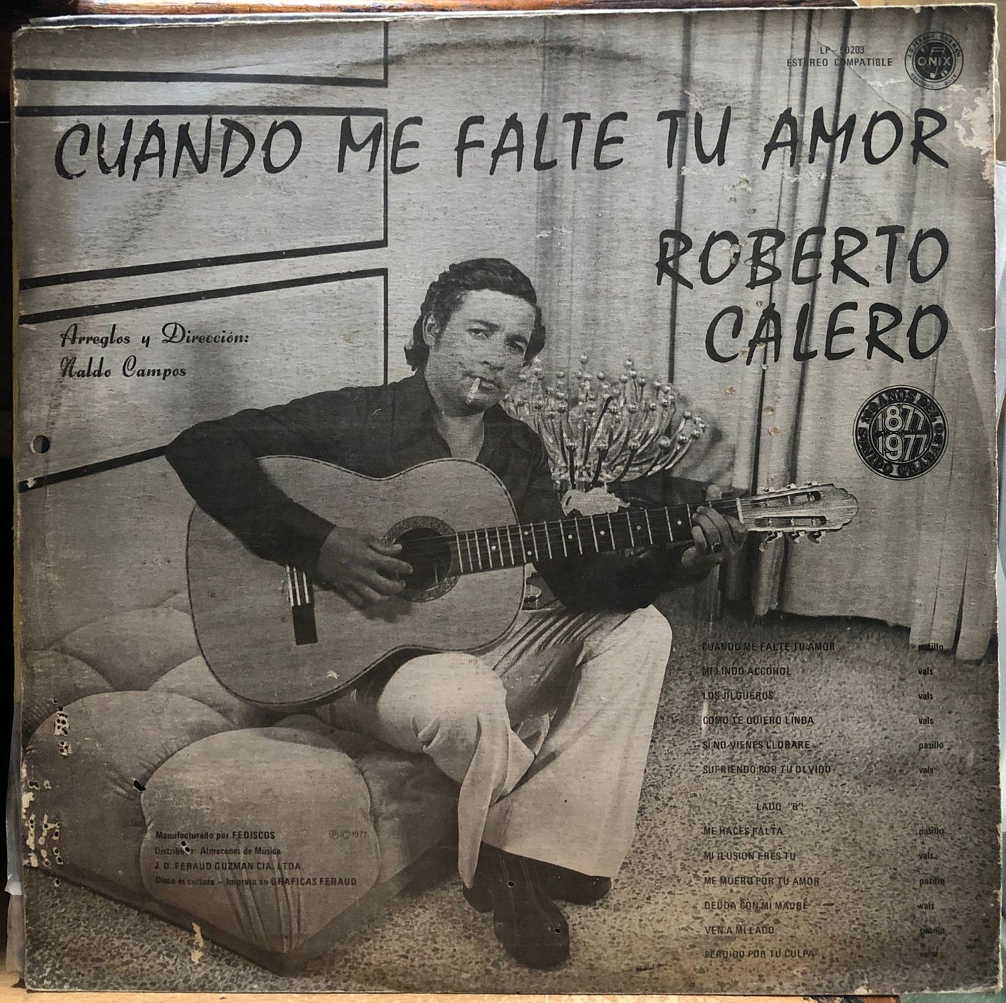 ROBERTO CALERO - CUANDO ME FALTE TU AMOR LP