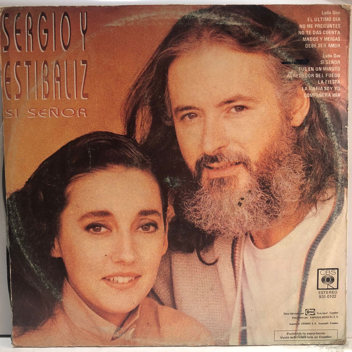 SERGIO Y ESTIBALIZ - SI SEÑOR LP