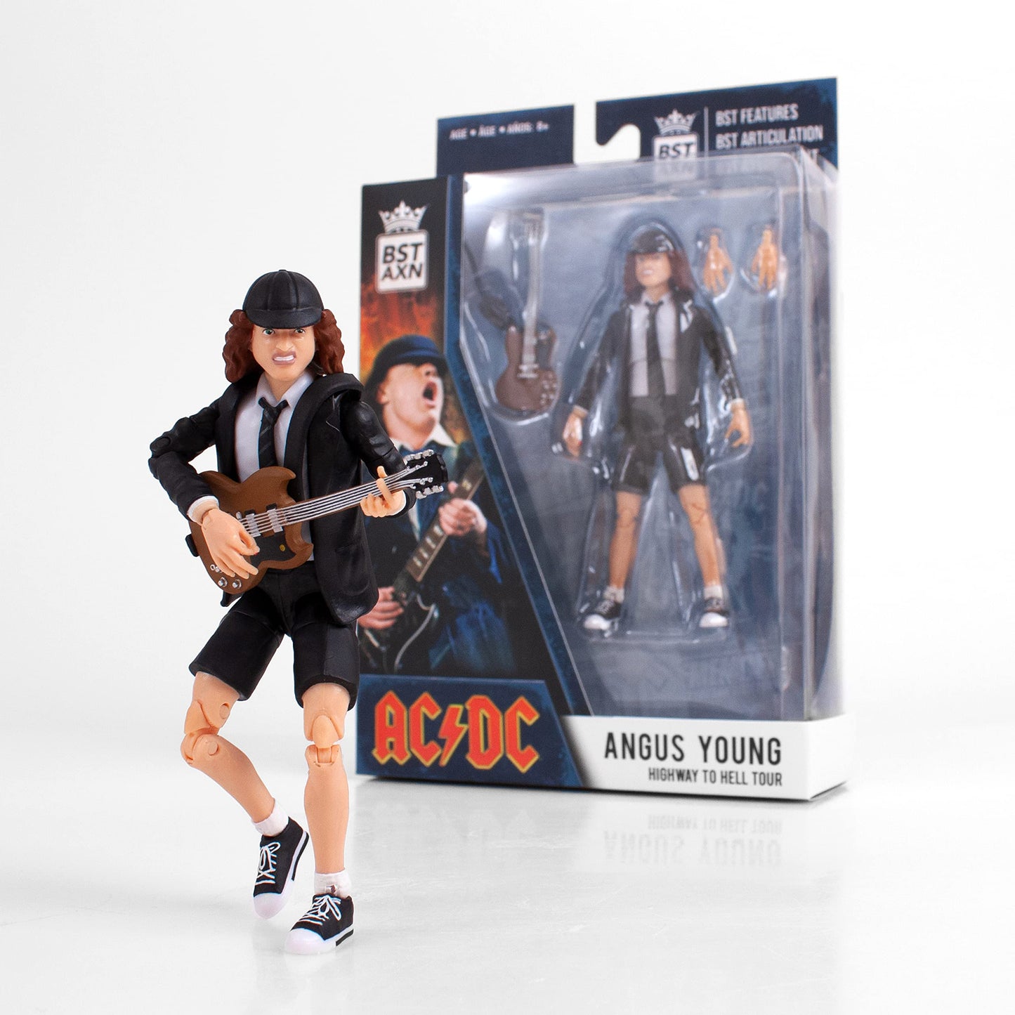 AC/DC - ANGUS YOUNG  MUÑECO FIGURA DE COLECCION
