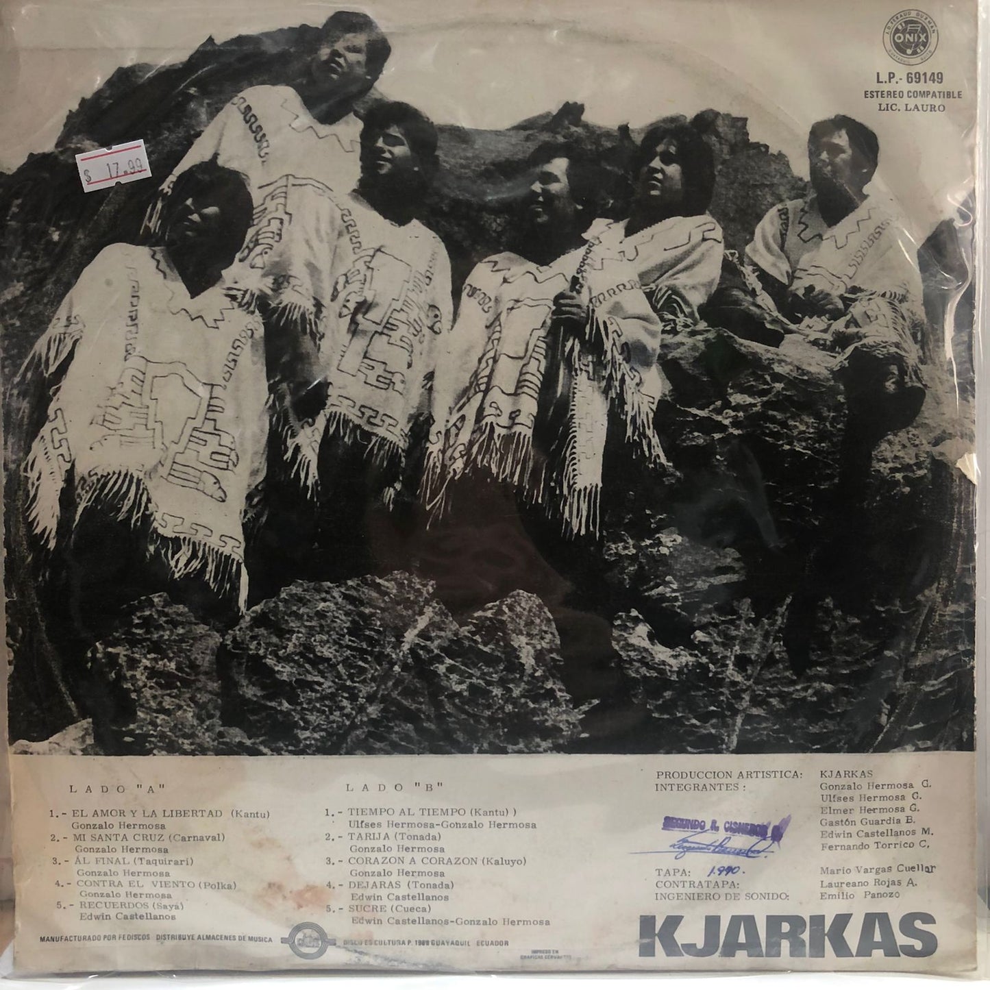 KJARKAS - EL AMOR Y LA LIBERTAD LP