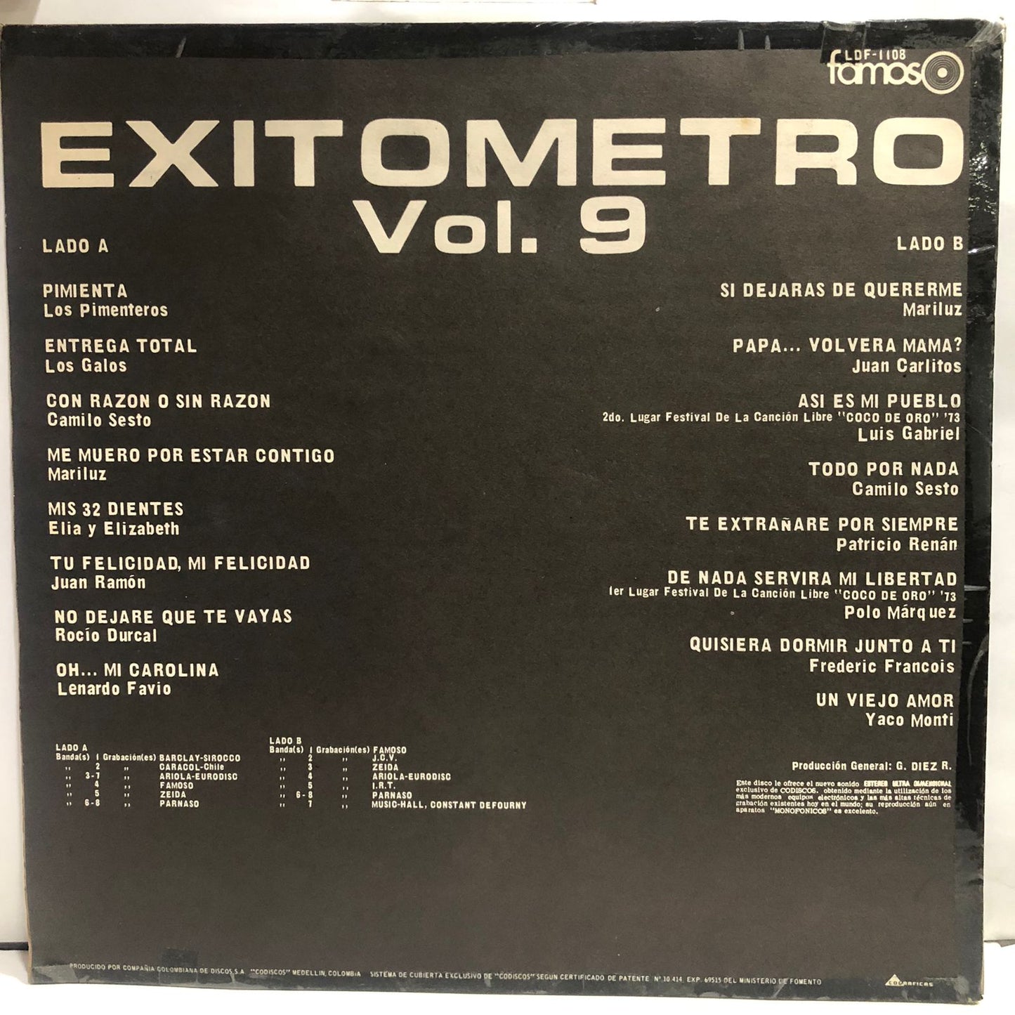 EXITOMETRO - VOL.9 LP