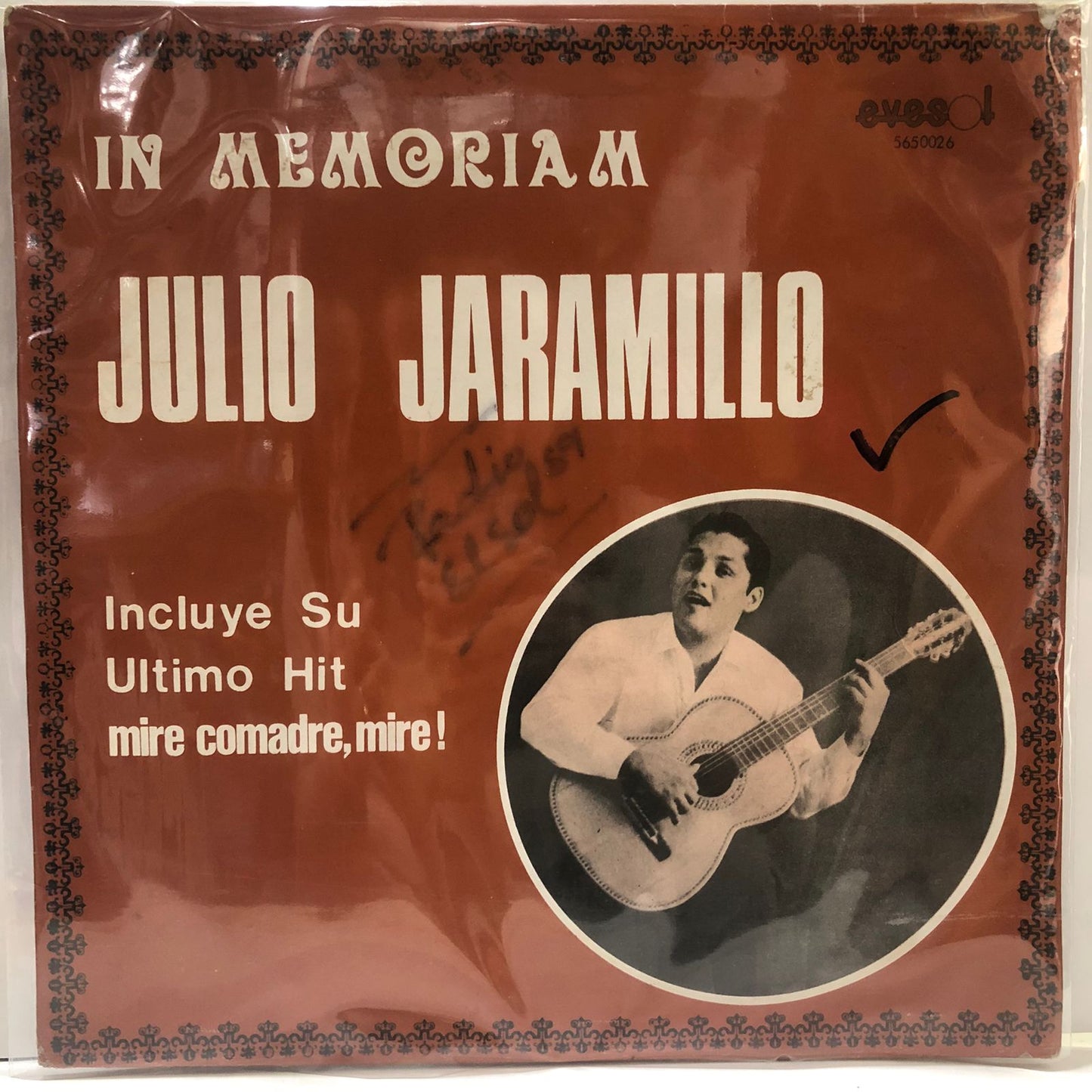 JULIO JARAMILLO - IN MEMORIAM LP