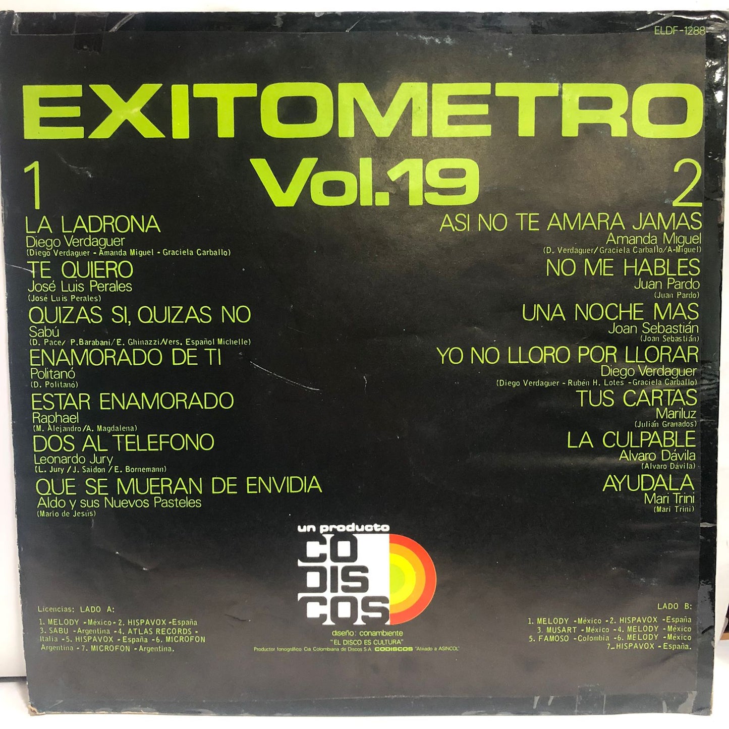 EXITOMETRO - VOL.19 LP