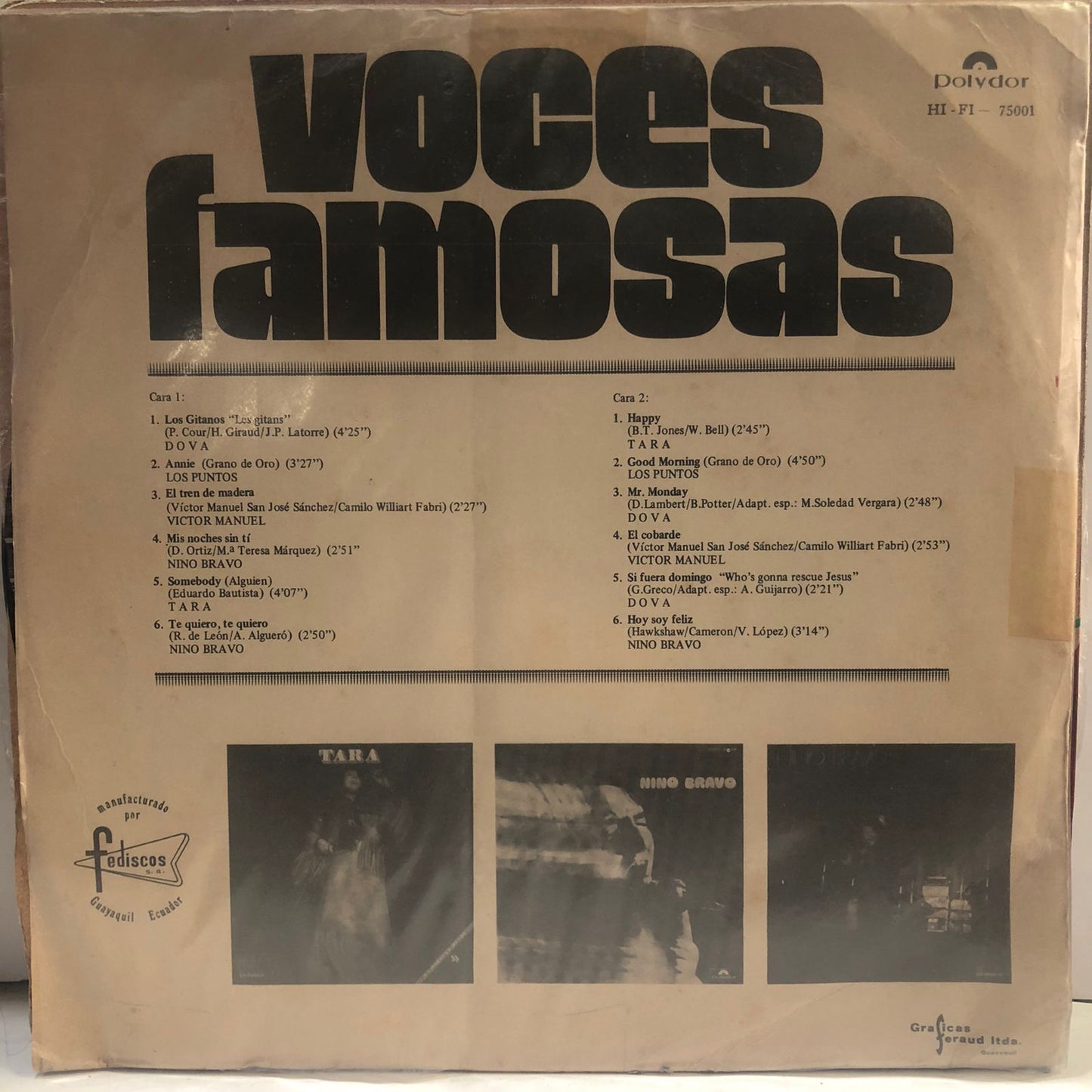 VOCES FAMOSAS LP