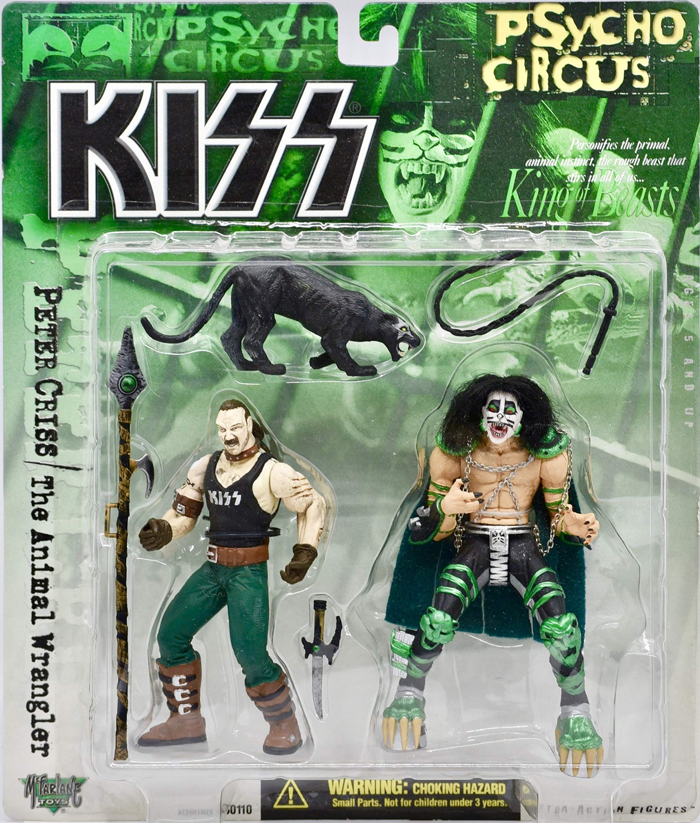 PETER CRISS / THE ANIMAL WRANGLER PSYCHO CIRCUS SERIES MUÑECO