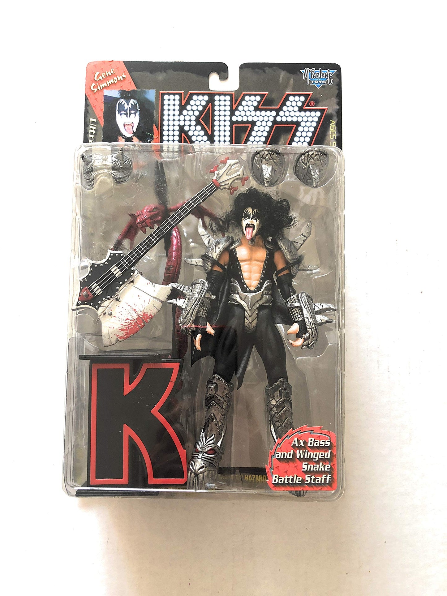 KISS - GENE SIMMONS ULTRA ACTION FIGURA DE COLECCION