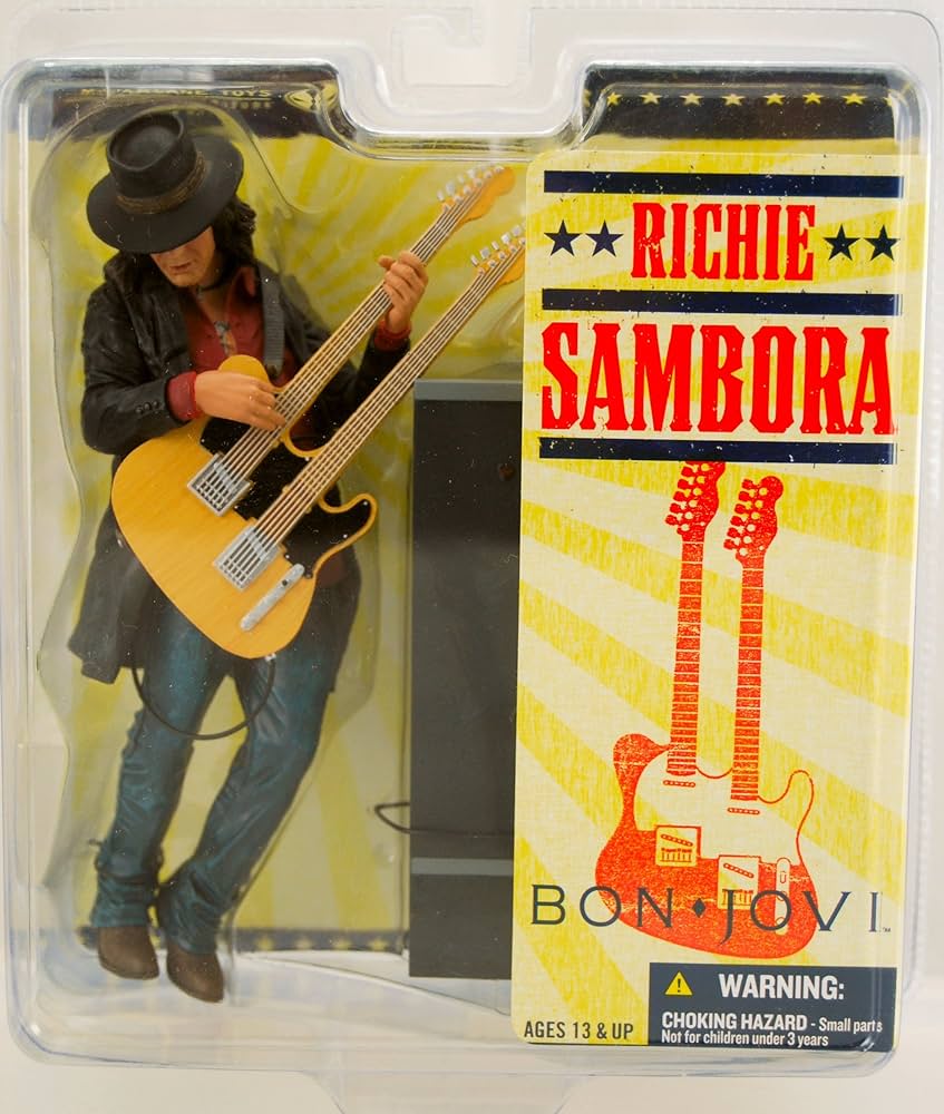 BON JOVI - RICHIE SAMBORA MUÑECO FIGURA DE COLECCION