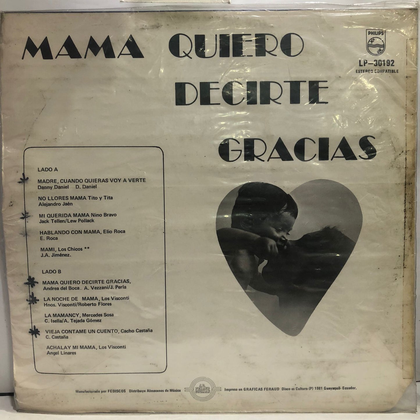 MAMA QUIERO DECIRTE GRACIAS LP