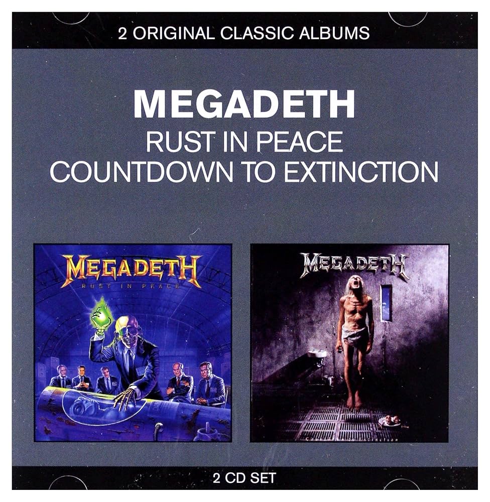 MEGADETH - RUST IN PEACE LIVE/COUNTDOWN TO EXTINCTION 2CDS