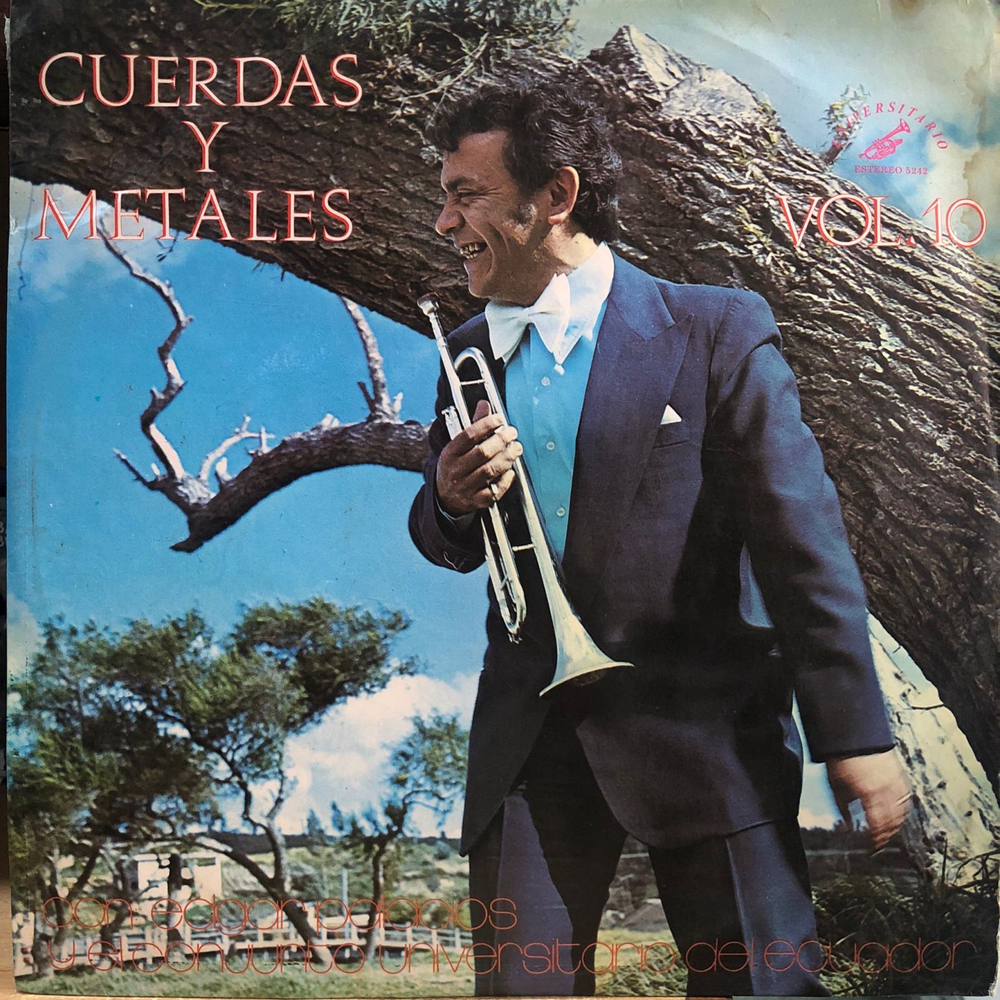 EDGAR PALACIOS Y EL CONJUNTO UNIVERSITARIO DEL ECUADOR - CUERDAS Y METALES LP